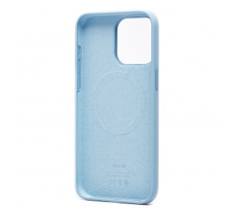 Чехол-накладка Silicone Case SafeMag с анимацией для Apple iPhone 15 Pro Max (light blue)(230177)#2069112