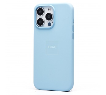 Чехол-накладка Silicone Case SafeMag с анимацией для Apple iPhone 15 Pro Max (light blue)(230177)#2069113