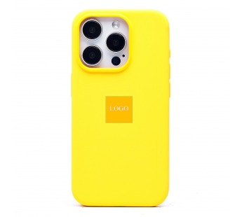 Чехол-накладка Silicone Case SafeMag с анимацией для "Apple iPhone 15 Pro" (sunshine) (230176)#2007863