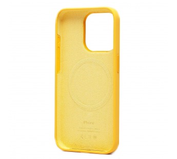 Чехол-накладка Silicone Case SafeMag с анимацией для "Apple iPhone 15 Pro" (sunshine) (230176)#2051685