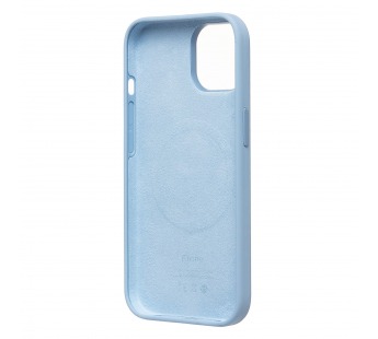 Чехол-накладка ORG Silicone Case SafeMag с анимацией для "Apple iPhone 15" (light blue) (229301)#2007866
