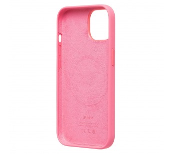 Чехол-накладка ORG Silicone Case SafeMag с анимацией для "Apple iPhone 15" (pink) (229298)#2007870