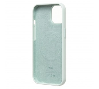 Чехол-накладка ORG Silicone Case SafeMag с анимацией для "Apple iPhone 15" (soft mint) (229300)#2007873
