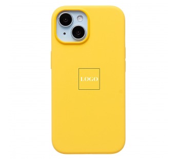 Чехол-накладка Silicone Case SafeMag с анимацией для Apple iPhone 15 (sunshine) (229299)#2007874