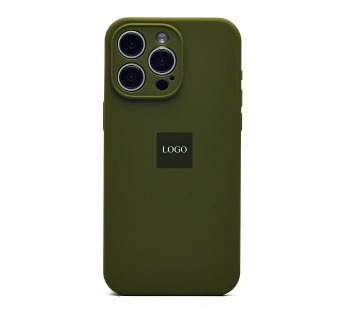 Чехол-накладка Soft Touch с закрытой камерой для Apple iPhone 15 Pro Max (dark green) (230171)#2011728
