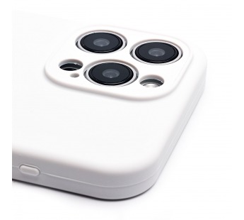 Чехол-накладка Soft Touch с закрытой камерой для Apple iPhone 15 Pro Max (white) (230169)#2011733
