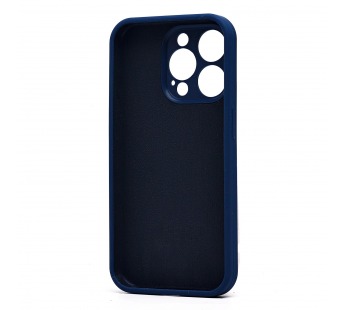 Чехол-накладка Soft Touch с закрытой камерой для Apple iPhone 15 Pro (dark blue) (230165)#2133121
