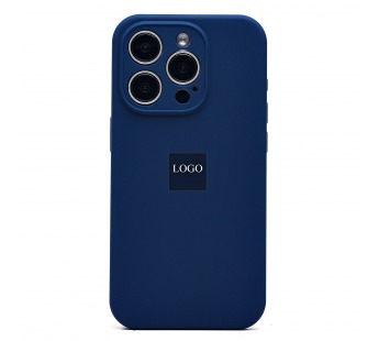 Чехол-накладка Soft Touch с закрытой камерой для Apple iPhone 15 Pro (dark blue) (230165)#2133123