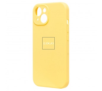 Чехол-накладка Soft Touch с закрытой камерой для Apple iPhone 15 (yellow) (230160)#2013784