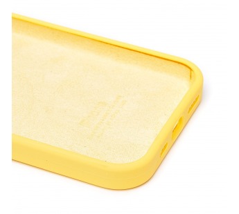 Чехол-накладка Soft Touch с закрытой камерой для Apple iPhone 15 (yellow) (230160)#2013786