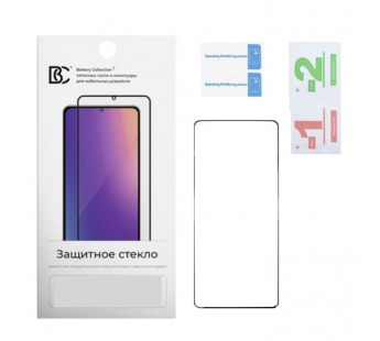 Защитное стекло "Премиум" для Tecno Spark 20 Pro+ Черный#2085073