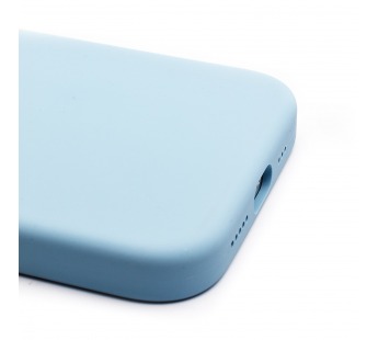 Чехол-накладка ORG Silicone Case SafeMag с анимацией для "Apple iPhone 15 Pro" (light blue) (230173)#2013789