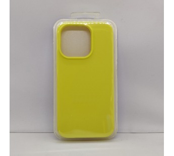 Чехол Silicone Case для iPhone 14 Pro желтый#2007375