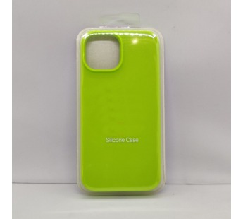 Чехол Silicone Case для iPhone 14 неоново-зеленый#2007323