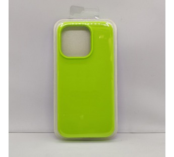 Чехол Silicone Case для iPhone 15 Pro Max неоново-зеленый#2007359