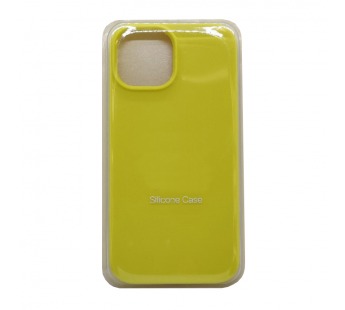 Чехол-накладка Silicone Case Apple iPhone 15 желтый#2060651