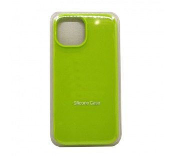 Чехол-накладка Silicone Case Apple iPhone 15 неоново-зеленый#2061060