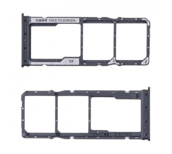 Держатель SIM для Xiaomi Redmi 13C 4G (23100RN82L) Черный#2107176