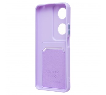 Чехол-накладка - SC337 с картхолдером для "Honor X7b 5G" (light violet) (231291)#2090176