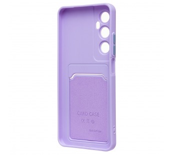 Чехол-накладка - SC337 с картхолдером для "Realme C65" (light violet) (231058)#2010498