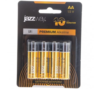 Батарейка пальчик JAZZway PREMIUM Alkaline LR6 BL-4 1/4/48шт#2007217