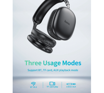 Bluetooth-наушники полноразмерные Hoco W35 Air Triump (повр. уп) (blue) (233468)#2006071