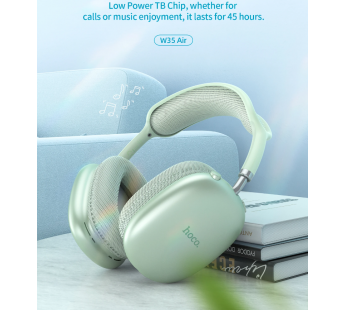 Bluetooth-наушники полноразмерные Hoco W35 Air Triump (повр. уп) (blue) (233468)#2006074