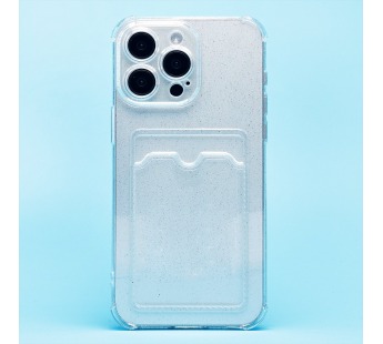 Чехол-накладка - SC300 с картхолдером для "Apple iPhone 15 Pro Max" (white) (231185)#2011690