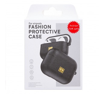 Чехол - PCP08 для кейса "AirPods (3-го поколения)" (black) (225791)#2008754