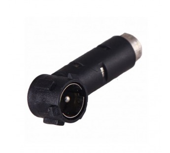 Переходник для автомобильной антенны Blaupunkt Г-образный (шт."Европа" - гн."Азия") пластик Rexant#2073439