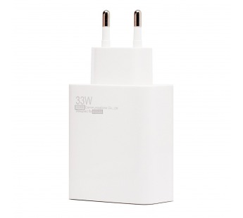 Адаптер Сетевой с кабелем ORG Xiaomi [BHR6039EU] (повр. уп) USB 33W (USB/Type-C) (B) (white)(233485)#2015222