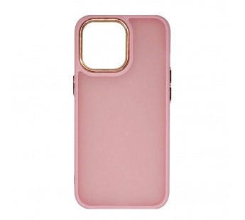 Чехол Matte frame для Apple iPhone 15 Pro Max/6.7 (009) розовый#2008235