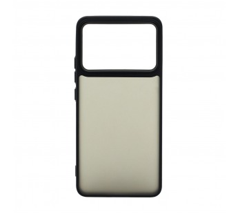 Чехол Matte frame для Xiaomi Poco X6 Pro (006) черный#2013000