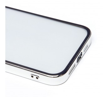 Чехол-накладка - PC073 с закрытой камерой для "Apple iPhone 15 Pro" (silver) (222632)#2094446