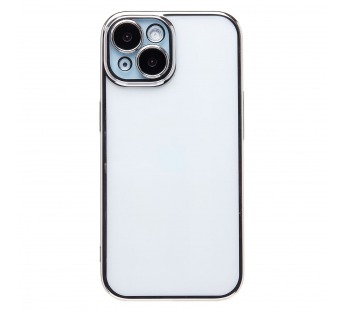 Чехол-накладка - PC073 с закрытой камерой для "Apple iPhone 15" (silver) (222625)#2009188