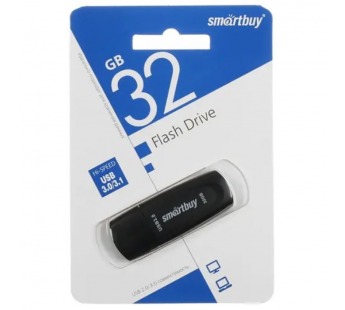 Флеш-накопитель USB 3.1 32GB Smart Buy Scout чёрный#2116861