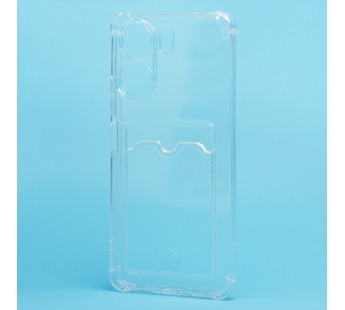 Чехол-накладка - SC276 с картхолдером для "Realme C65" (transparent) (231059)#2020037