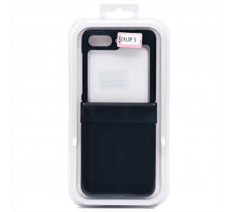 Чехол-накладка - FLIP PC тканевая текстура (3) для "Samsung Galaxy Flip 5" (black) (230922)#2110074