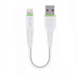 Кабель USB - Apple lightning budi M8J150L20 (повр. уп) 20см 1,5A  (white) (223435)#2034503