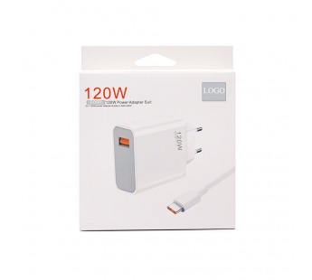 Адаптер Сетевой с кабелем ORG Xiaomi [BHR6034EU] (повр. уп) USB 120W (USB/Type-C) (B) (white(233581)#2043322