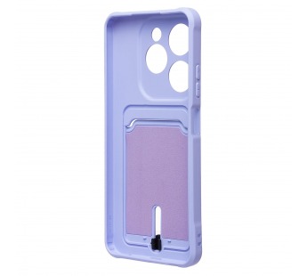 Чехол-накладка - SC304 с картхолдером для "Infinix Hot 40i" (light violet) (226992)#2140066