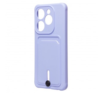 Чехол-накладка - SC304 с картхолдером для "Infinix Hot 40i" (light violet) (226992)#2140067