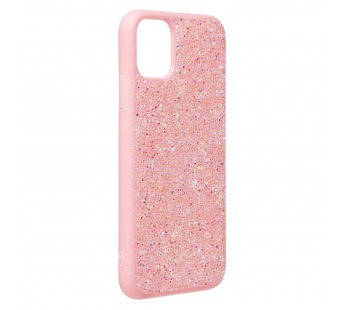 Чехол-накладка - PC071 POSH SHINE для "Apple iPhone 11" россыпь кристаллов (pink) (231576)#2012441