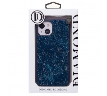 Чехол-накладка - PC071 POSH SHINE для "Apple iPhone 13" россыпь кристаллов (ice blue) (231591)#2012457