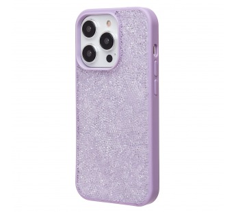 Чехол-накладка - PC071 POSH SHINE для "Apple iPhone 14 Pro" россыпь кристаллов (ice violet) (231598)#2012433