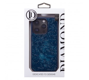 Чехол-накладка - PC071 POSH SHINE для "Apple iPhone 15 Pro" россыпь кристаллов (ice blue) (231611)#2012395
