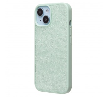 Чехол-накладка - PC071 POSH SHINE для "Apple iPhone 15" россыпь кристаллов (ice mint) (231605)#2012412