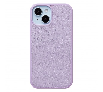 Чехол-накладка - PC071 POSH SHINE для "Apple iPhone 15" россыпь кристаллов (ice violet) (231606)#2012362