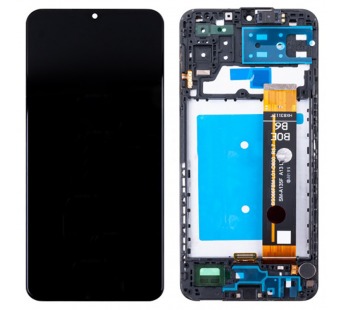 Дисплей для Samsung Galaxy A13 (A135F/A137F) модуль с рамкой Черный - OR Ref. (SP)#2123309