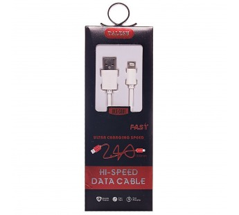 Кабель USB - Apple lightning Dalesh DLS-CA001 (повр. уп) 100см 1,5A  (white) (223441)#2054121